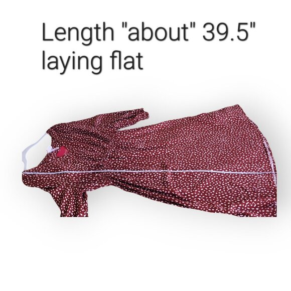 Brick Red Isabel Leopard Maternity Dress Medium - Picture 5 of 8